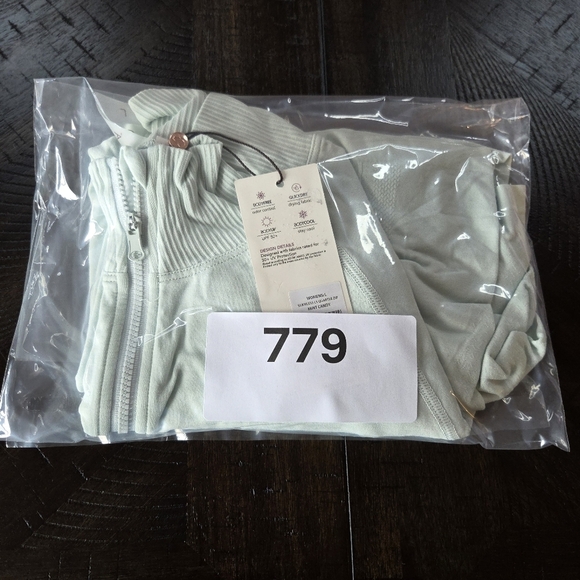 CALIA Seamless Golf Quarter-Zip Pullover Mint Candy Women's Large New Texas - Picture 12 of 12